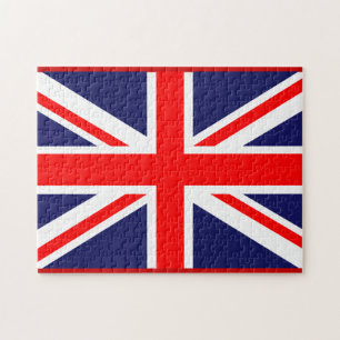 Klassiskt Union Jack Pussel