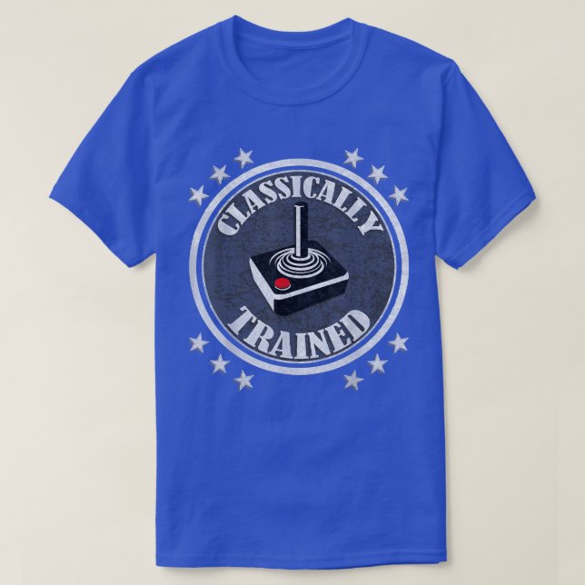 Klassiskt utbildad Retro-spelkontroll  T Shirt (Design framsida)