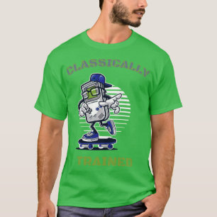 klassiskt utbildad spelare t shirt