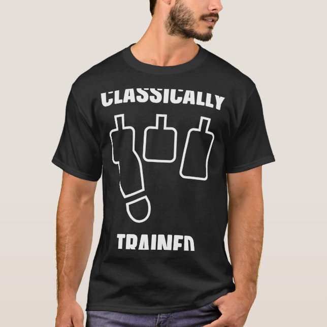 Klassiskt utbildad styrskift manuell överföring t shirt (Framsida)
