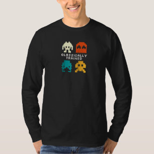 Klassiskt utbildad - Vintage Retro Gaming Raglan T Shirt