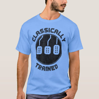 Klassiskt utbildade Funnyhree Pedals Car Guys pres T Shirt