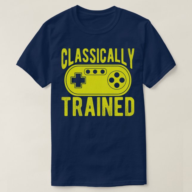 Klassiskt utbildat spel t shirt (Design framsida)