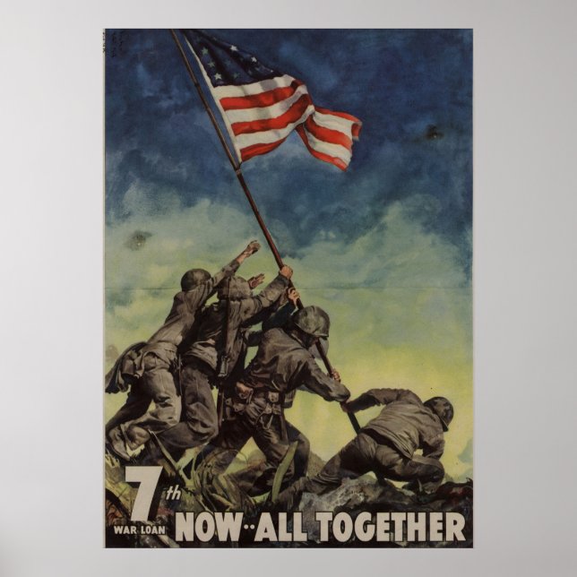 Klassiskt Världskrig Poster WWII WI (Framsidan)