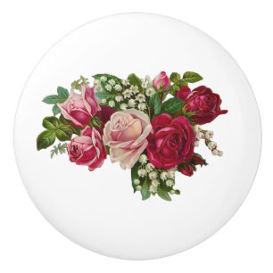 Klassiskt Victorian Ro Lily i Valley Romantik Knopp