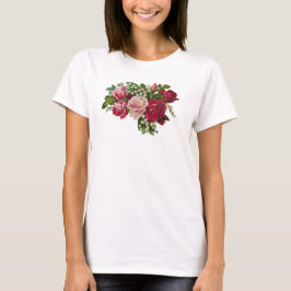 Klassiskt Victorian Ro Lily i Valley Romantik Tee