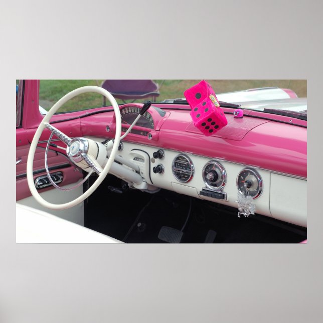 Klassiskt Vintage bil Poster (Framsidan)