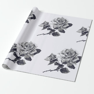 Klassiskt Vintage Rose Presentpapper