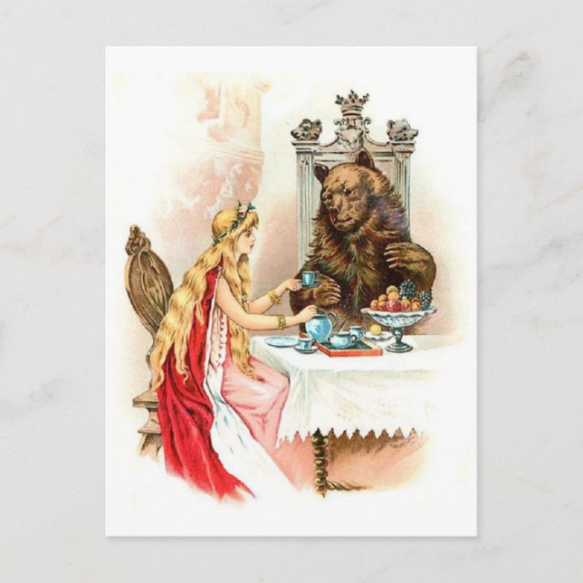 Klassiskt Vintage Storybook vykort (Framsida)