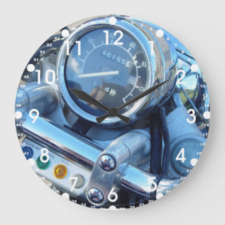 Klassiskt virago-motorcykel Dash Large Round Clock Stor Klocka