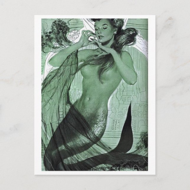 Klassiskt vykort för illustration (Framsida)