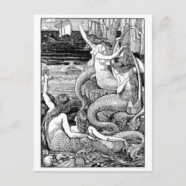 Klassiskt vykort för illustration (Framsida)