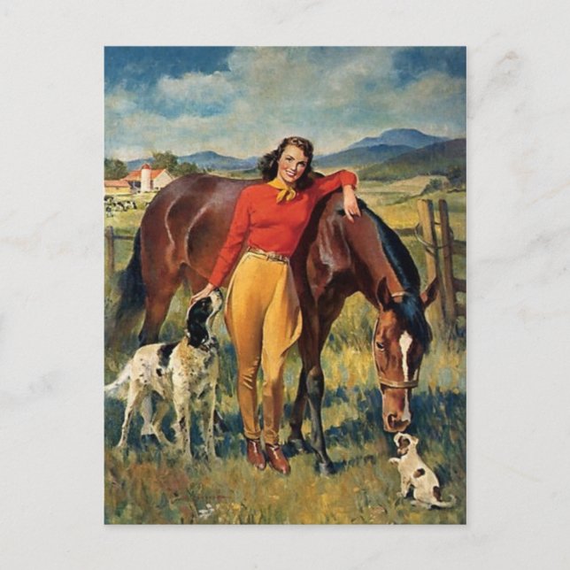 Klassiskt vykort för illustration (Framsida)