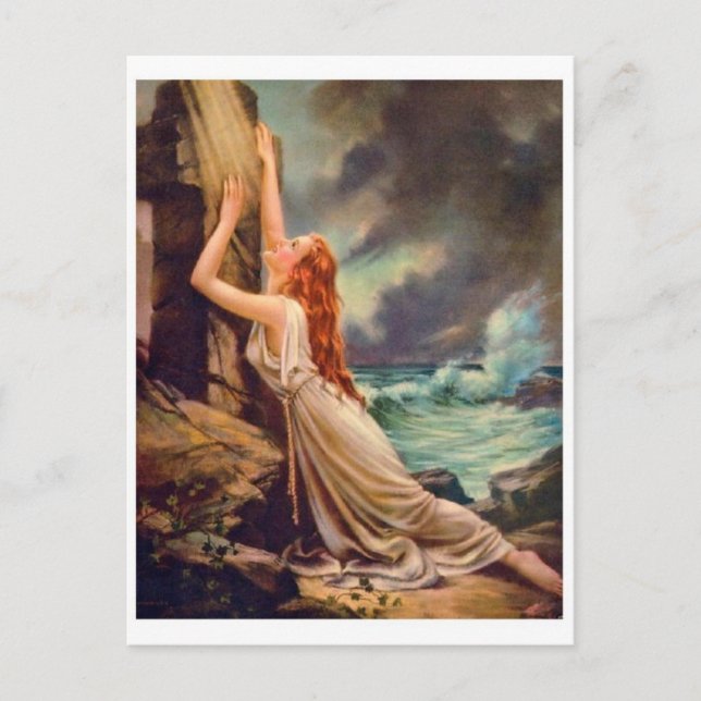 Klassiskt vykort för illustration (Framsida)