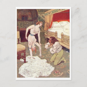Klassiskt vykort för illustration