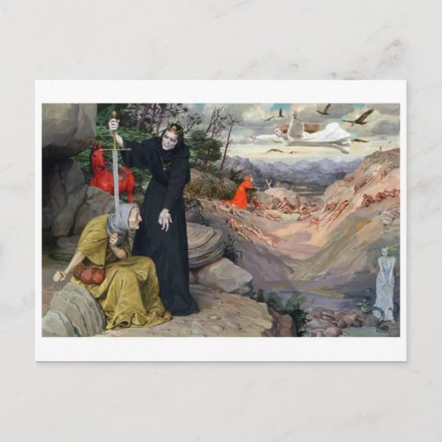 Klassiskt vykort för illustration (Framsida)