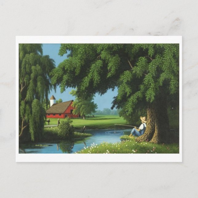 Klassiskt vykort för illustration (Framsida)