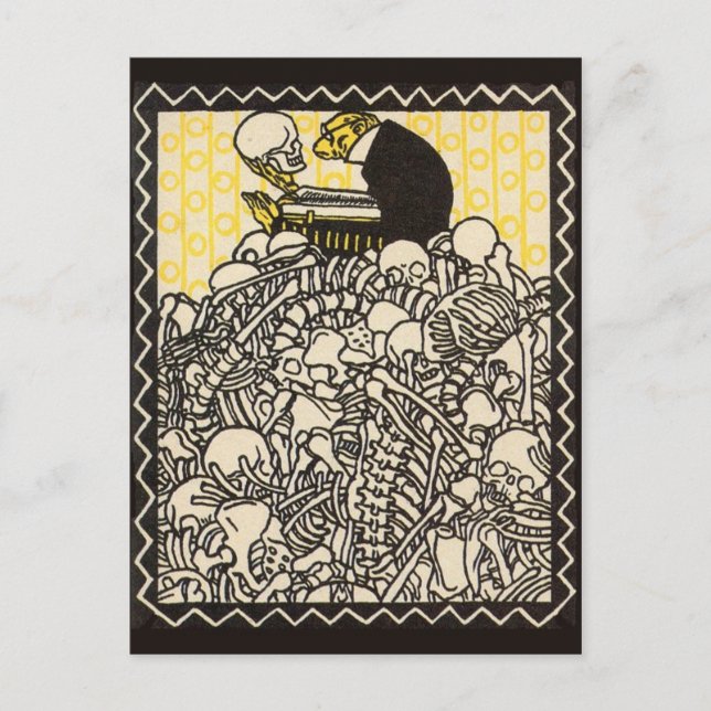 Klassiskt vykort för illustration (Framsida)