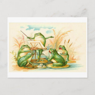 Klassiskt vykort för illustration