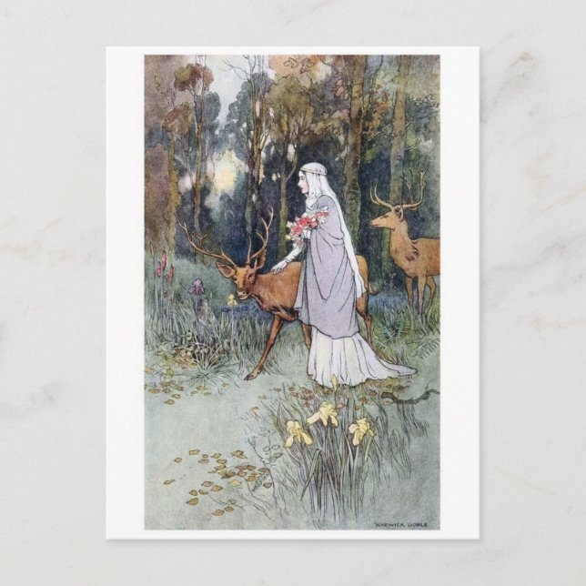 Klassiskt vykort för illustration (Framsida)