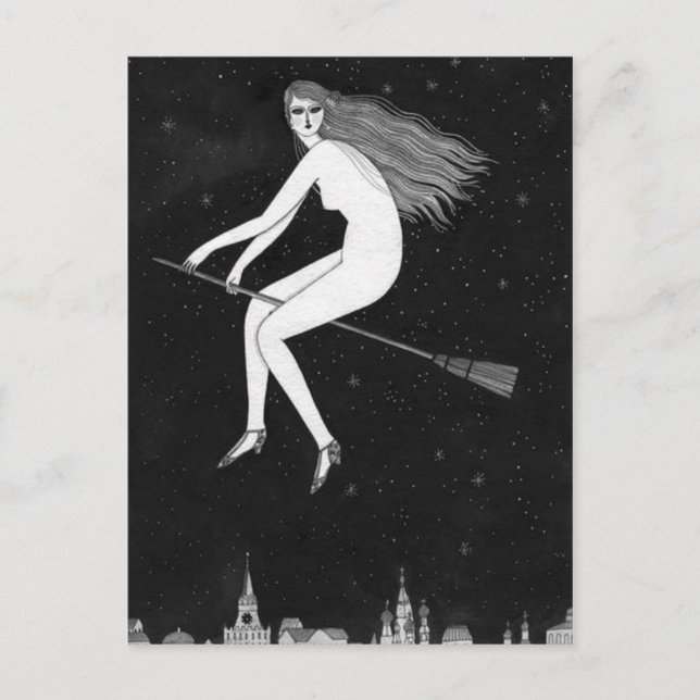 Klassiskt vykort för illustration (Framsida)