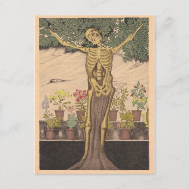 Klassiskt vykort för illustration (Framsida)