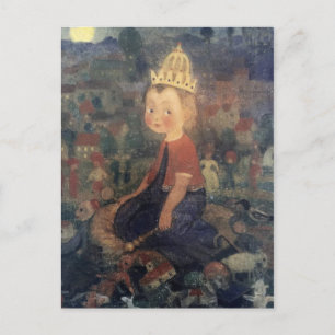 Klassiskt vykort för illustration