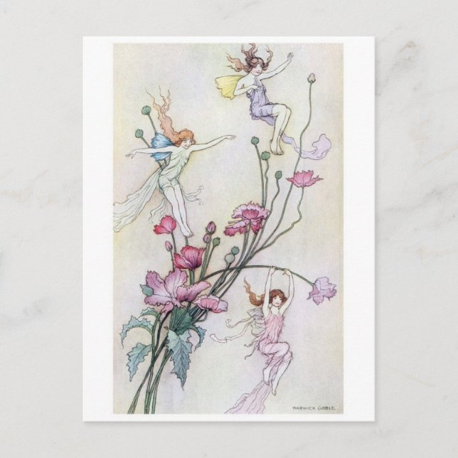 Klassiskt vykort för illustration (Framsida)