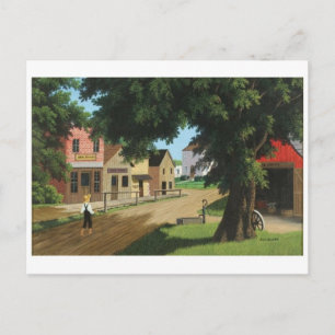 Klassiskt vykort för illustration