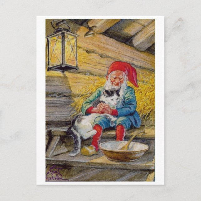 Klassiskt vykort för illustration (Framsida)