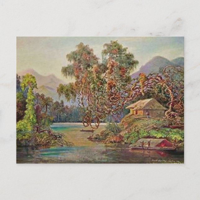 Klassiskt vykort för illustration (Framsida)