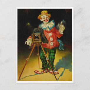 Klassiskt vykort för illustration