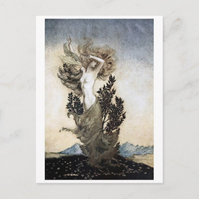 Klassiskt vykort för illustration (Framsida)