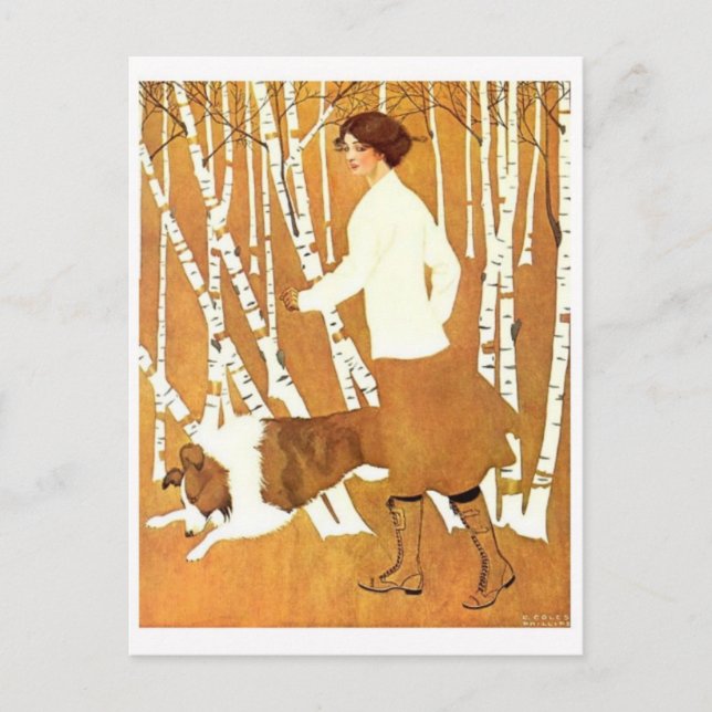 Klassiskt vykort för illustration (Framsida)