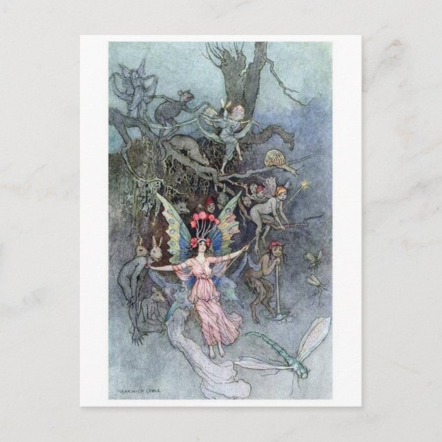 Klassiskt vykort för illustration (Framsida)