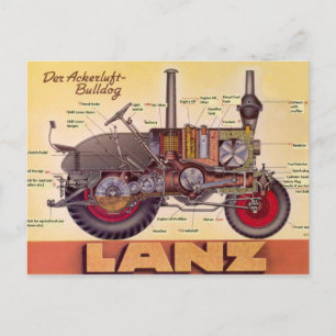 Klassiskt vykort för illustration