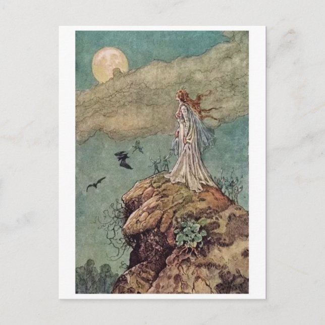 Klassiskt vykort för illustration (Framsida)