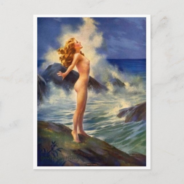 Klassiskt vykort för illustration (Framsida)