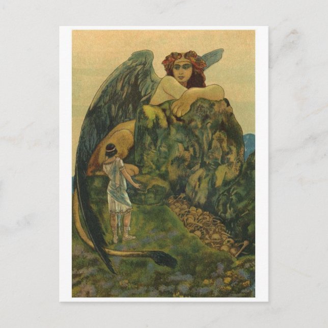 Klassiskt vykort för illustration (Framsida)