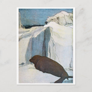 Klassiskt vykort för illustration