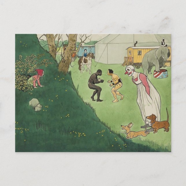 Klassiskt vykort för illustration (Framsida)