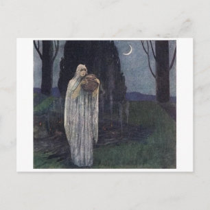 Klassiskt vykort för illustration