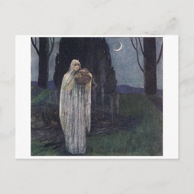 Klassiskt vykort för illustration (Framsida)