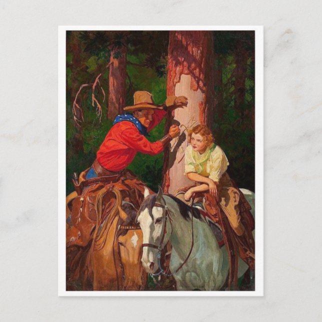 Klassiskt vykort för illustration (Framsida)