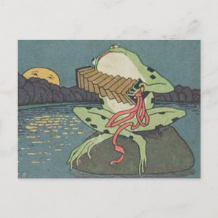 Klassiskt vykort för illustration