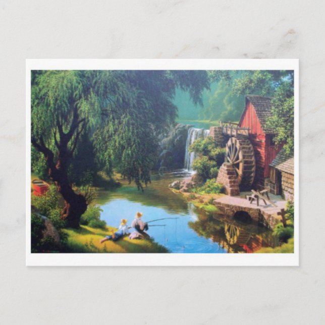 Klassiskt vykort för målning (Framsida)