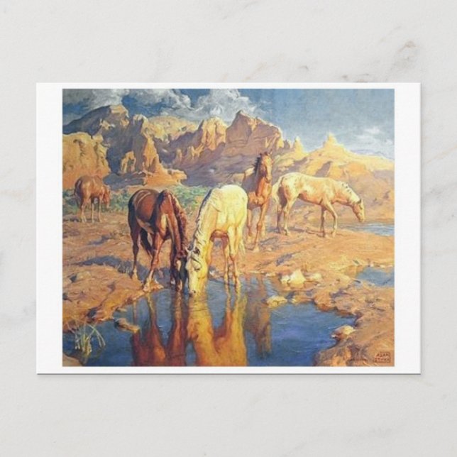 Klassiskt vykort för målning (Framsida)