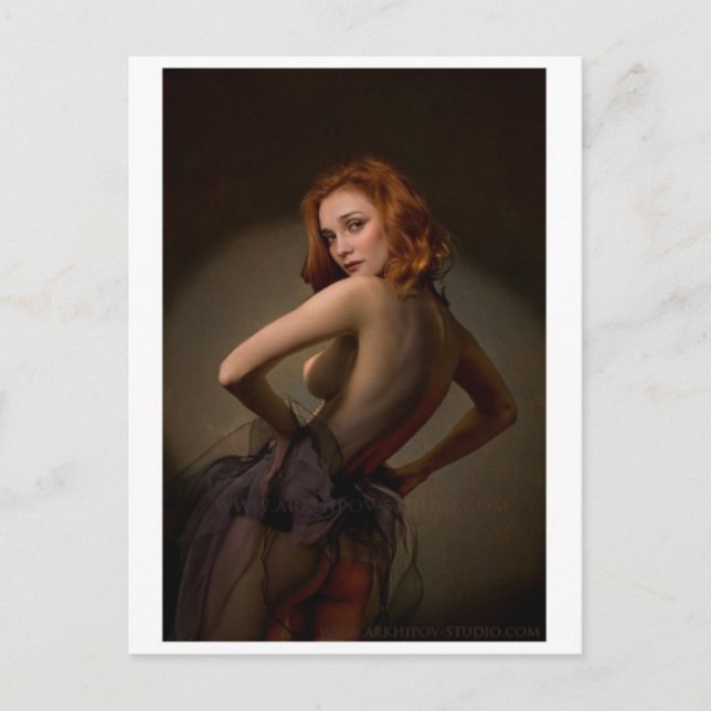 Klassiskt vykort för målning (Framsida)