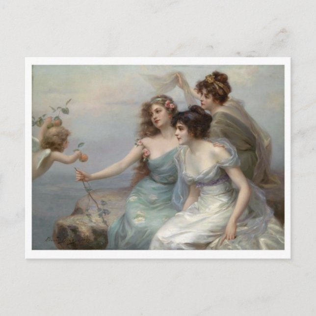 Klassiskt vykort för målning (Framsida)