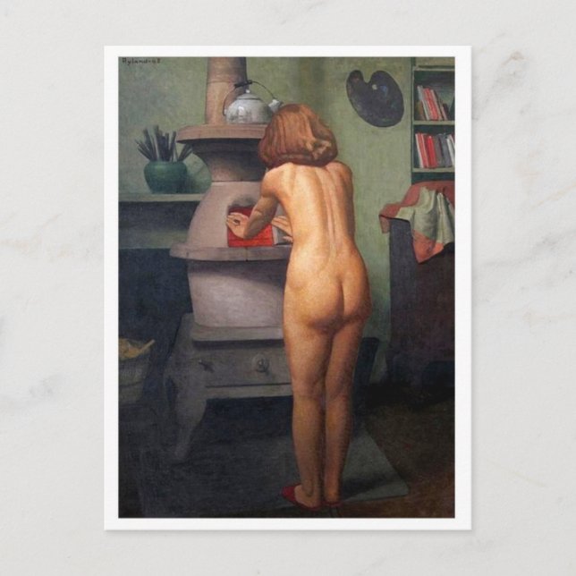 Klassiskt vykort för målning (Framsida)